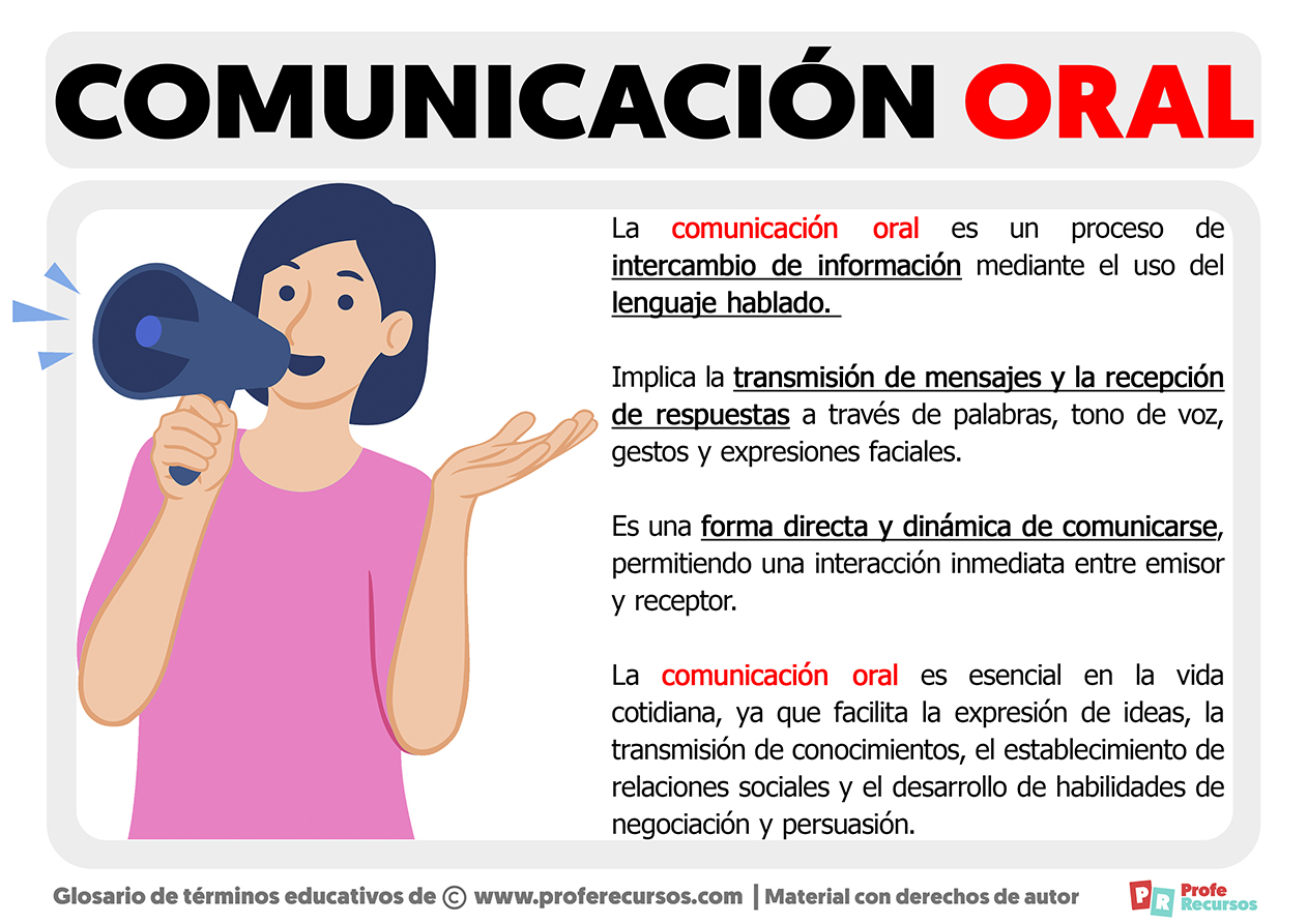 Que es la comunicacion oral