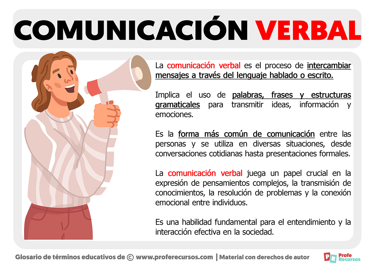 Qué Es La Comunicación Verbal