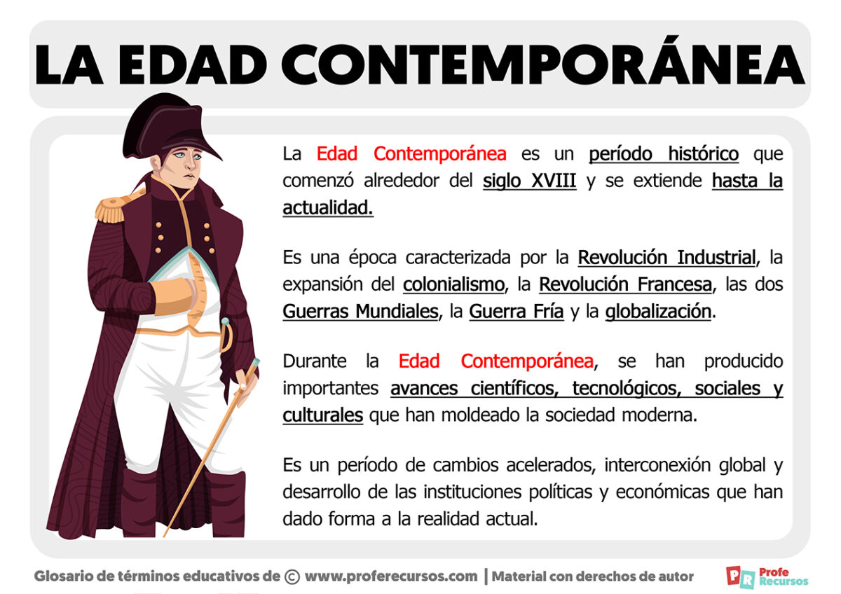 Qué Es La Edad Contemporánea