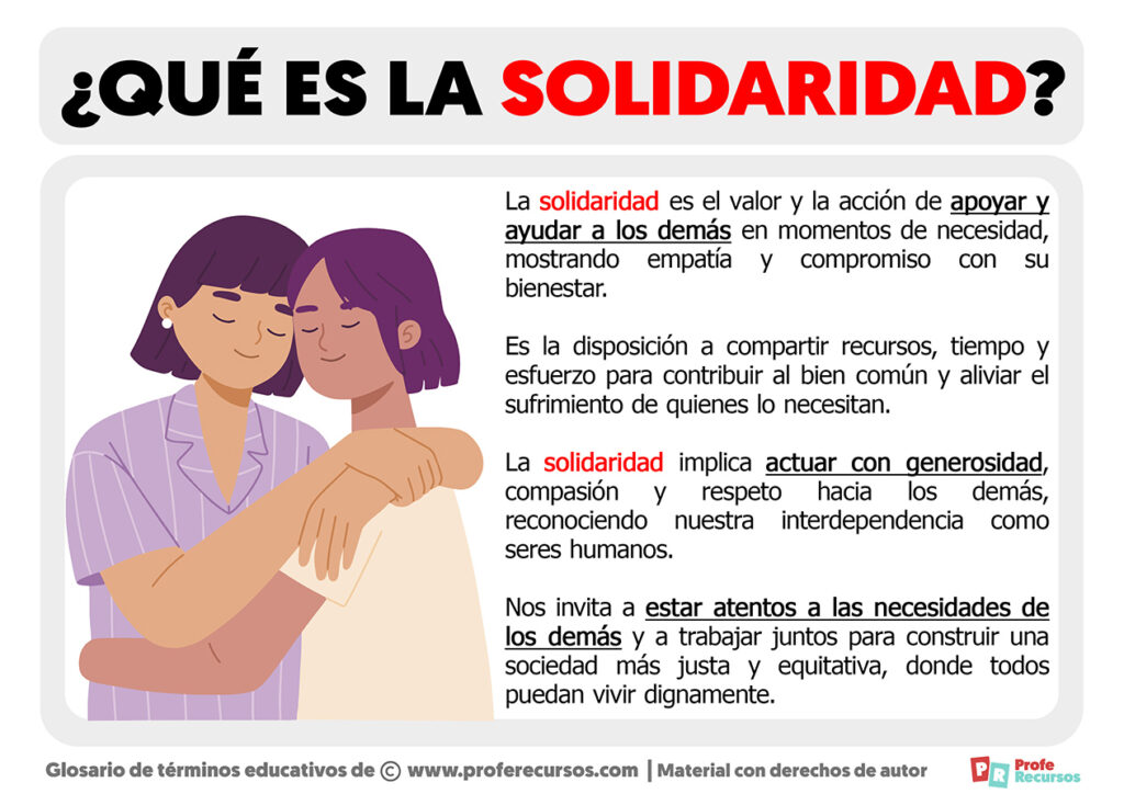 Qué Es La Solidaridad 0115