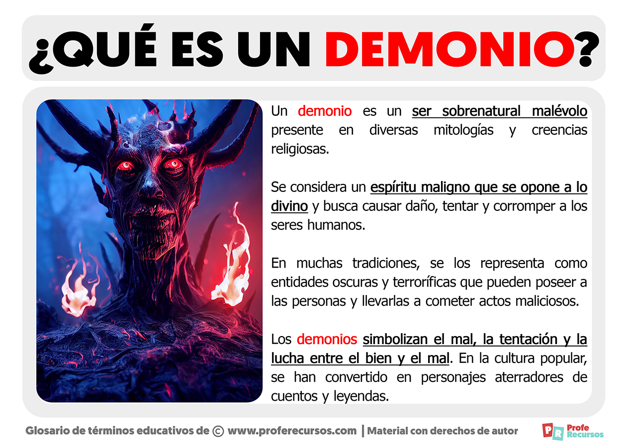 Que es un demonio