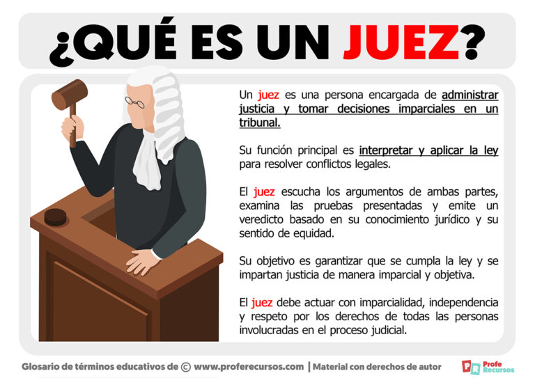 Qué Es Un Juez Definición De Juez 1747