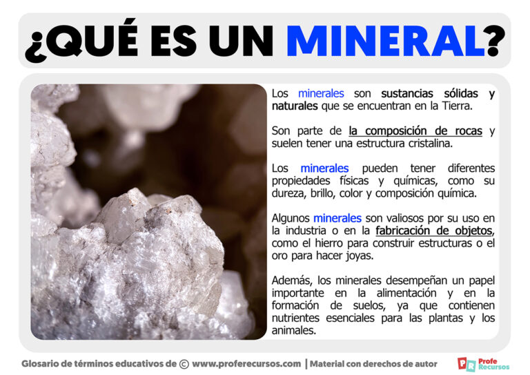 Qué Es Un Mineral | Definición De Mineral