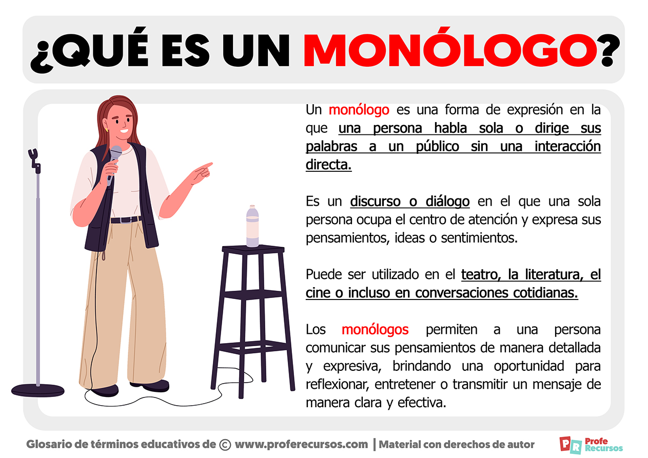 Que es un monologo