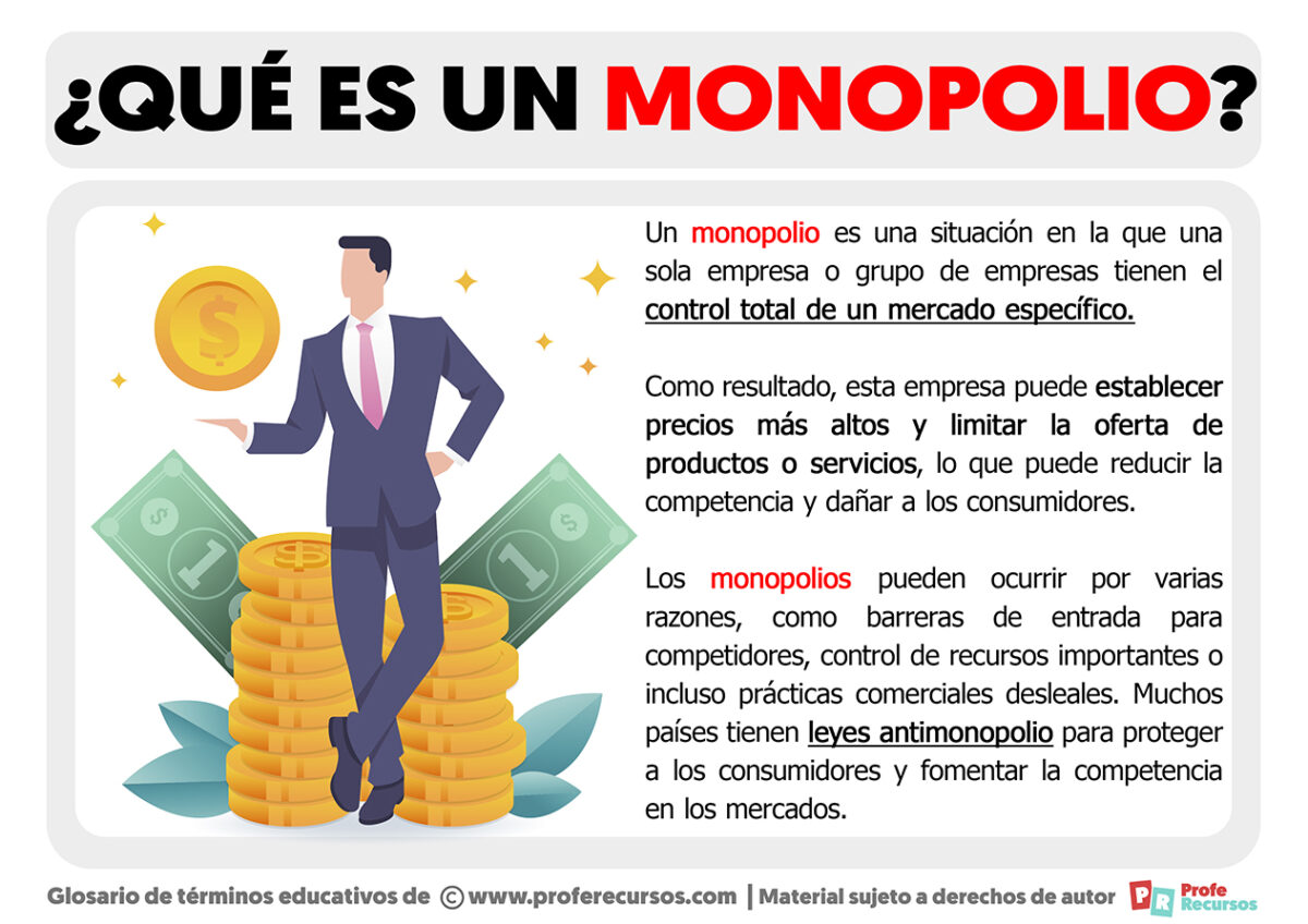 Qu Es Un Monopolio Definici N De Monopolio