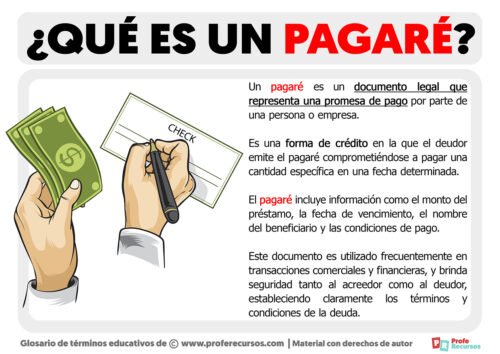 Qué Es Un Pagaré Definición De Pagaré 8614