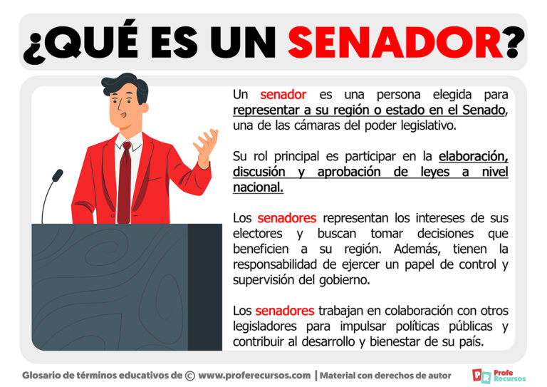 Qué Es Un Senador | Definición De Senador