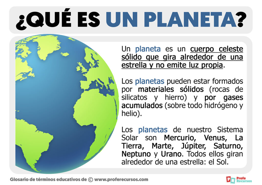 Qué Es Un Planeta Definición De Planeta 5270