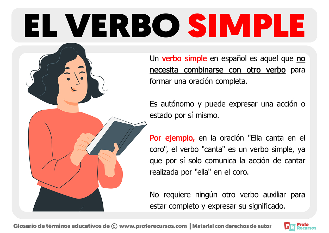 Que es un verbo simple