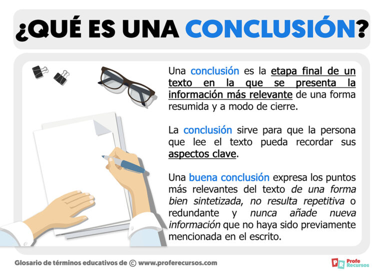 ¿Que Es Una Conclusión?