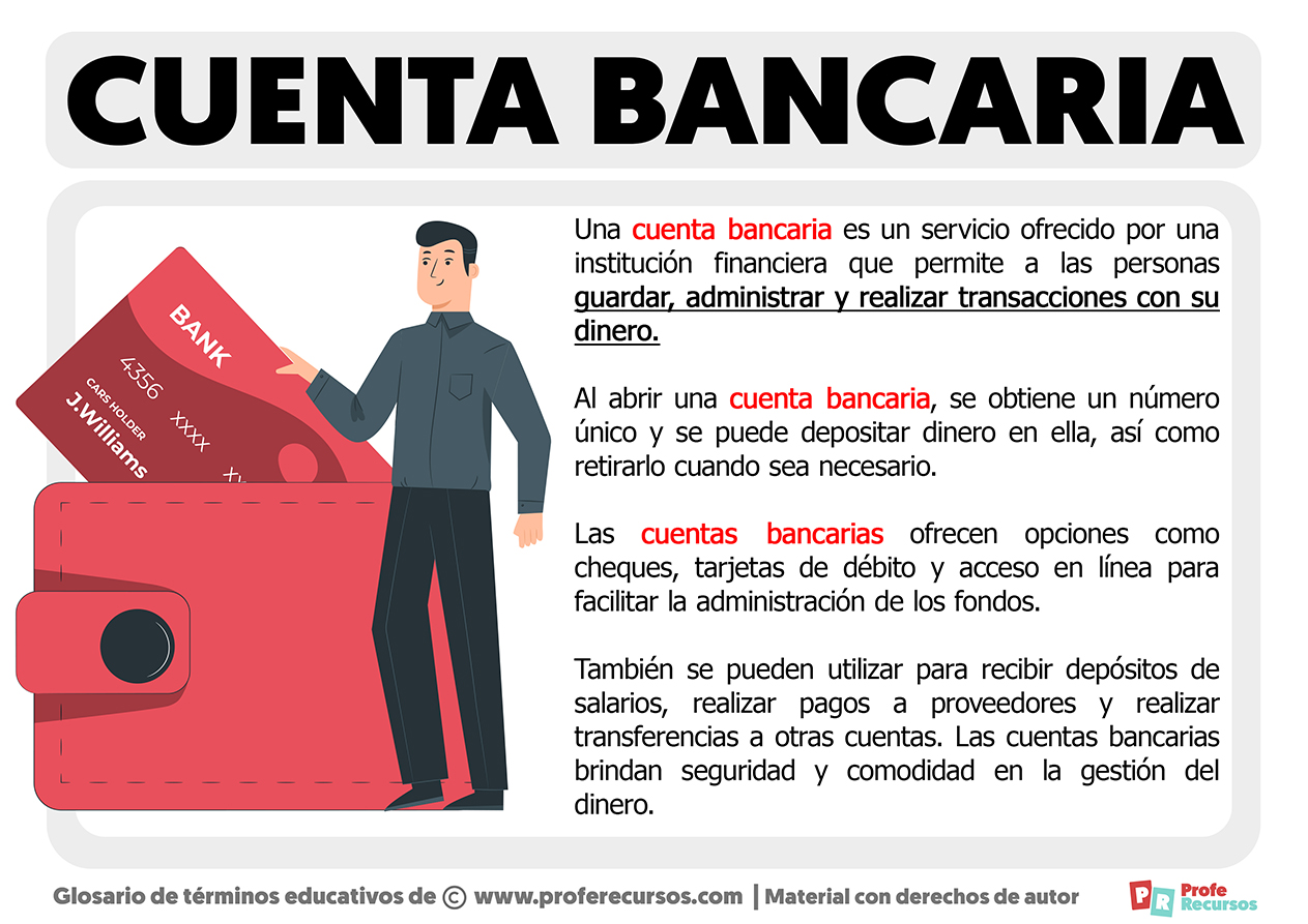 Que es una cuenta bancaria