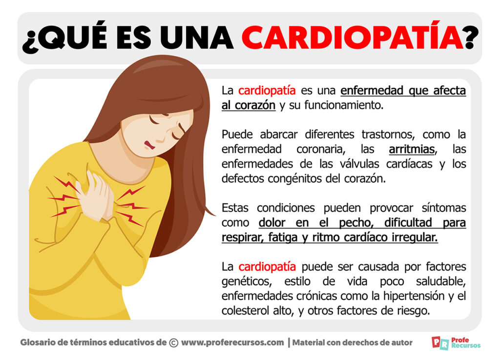 Qué es una Cardiopatía