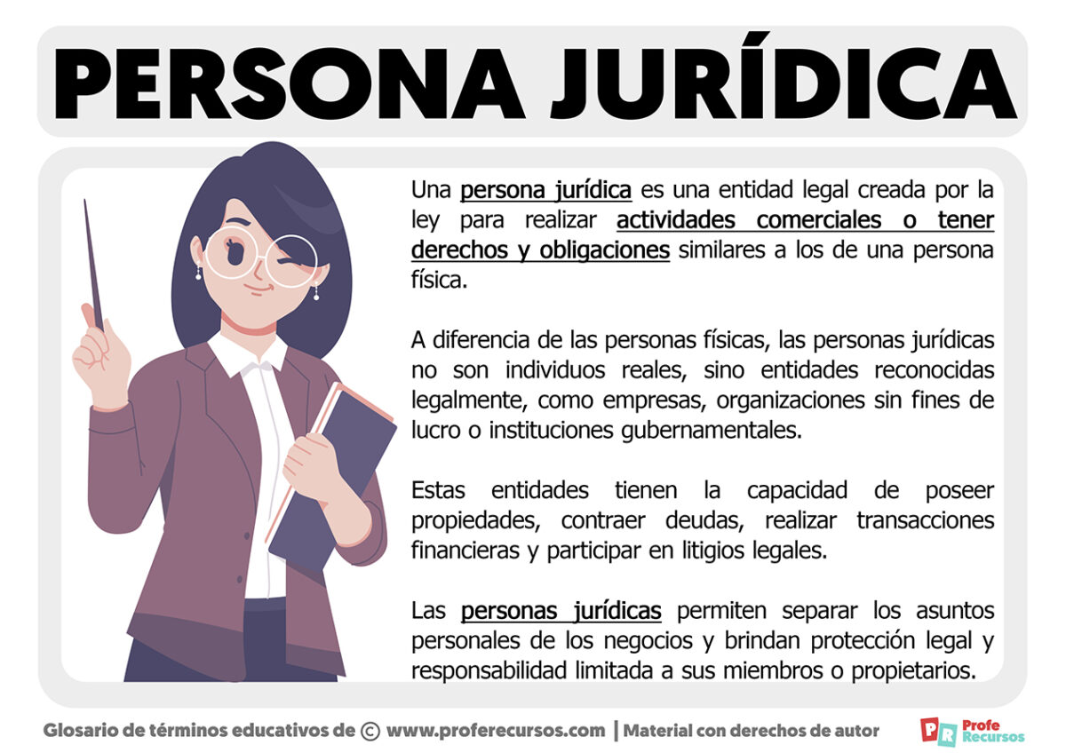 Qué Es La Persona Jurídica