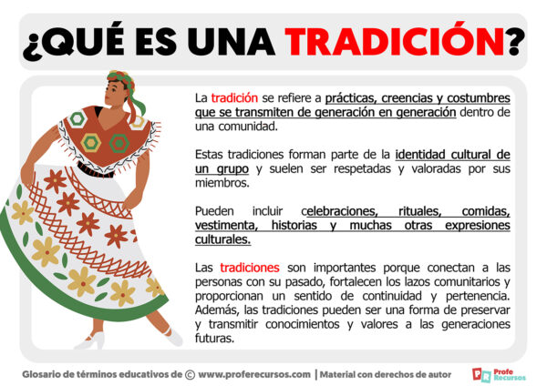 Qué es una Tradición Definición de Tradición