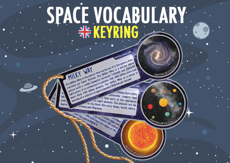 Space vocabulary for kids