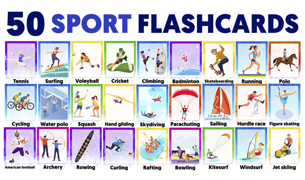 Vocabulario de LOS DEPORTES en INGLÉS Sports Vocabulary