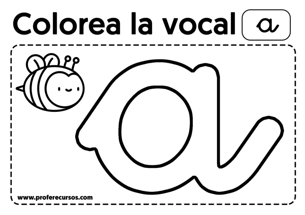 VOCALES para COLOREAR Para Niños | Preparadas para Imprmir